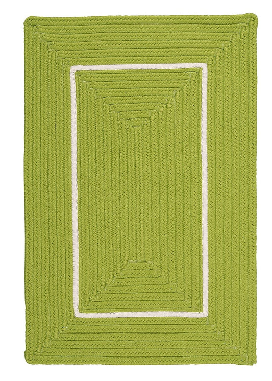 Colonial Mills Doodle Edge Fy62 Bright Green Bordered Area Rug