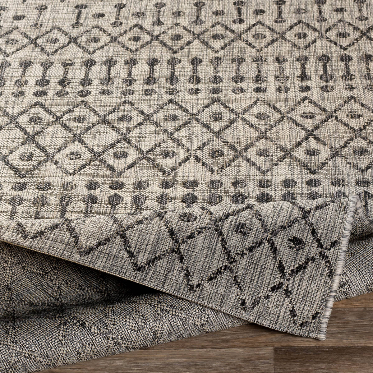 Surya Eagean Eag-2334 Black, Taupe, Light Gray, White Rugs.