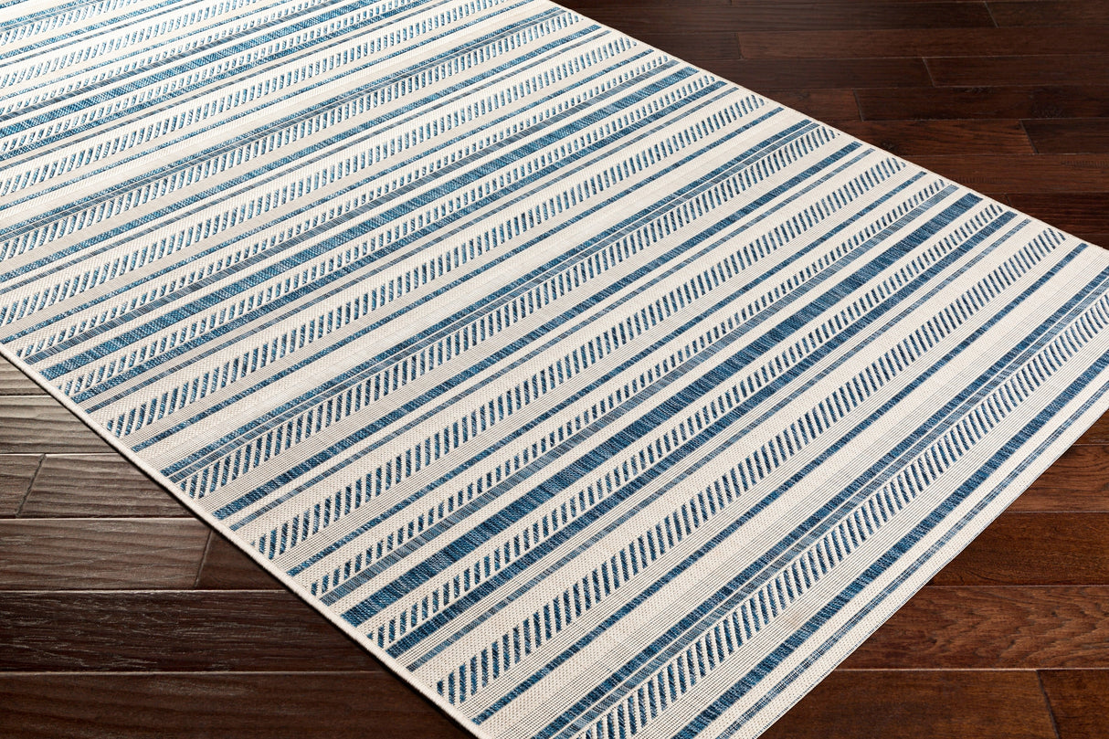 Surya Eagean Eag-2337 Navy, Denim, White Rugs.