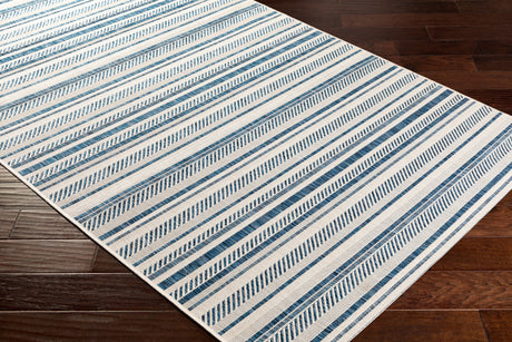 Surya Eagean Eag-2337 Navy, Denim, White Rugs.