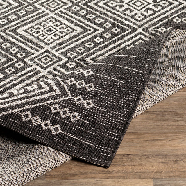 Surya Eagean Eag-2338 Black, White Rugs.
