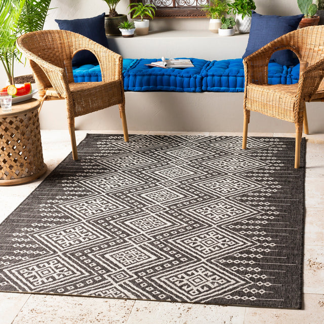 Surya Eagean Eag-2338 Black, White Rugs.