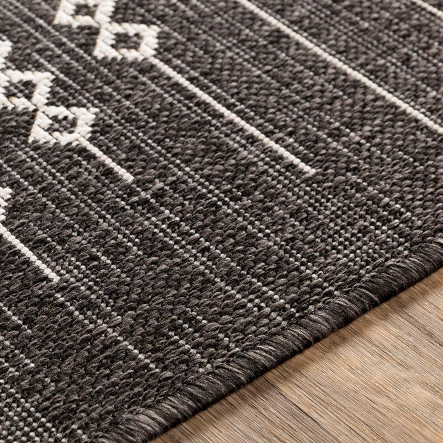 Surya Eagean Eag-2338 Black, White Rugs.
