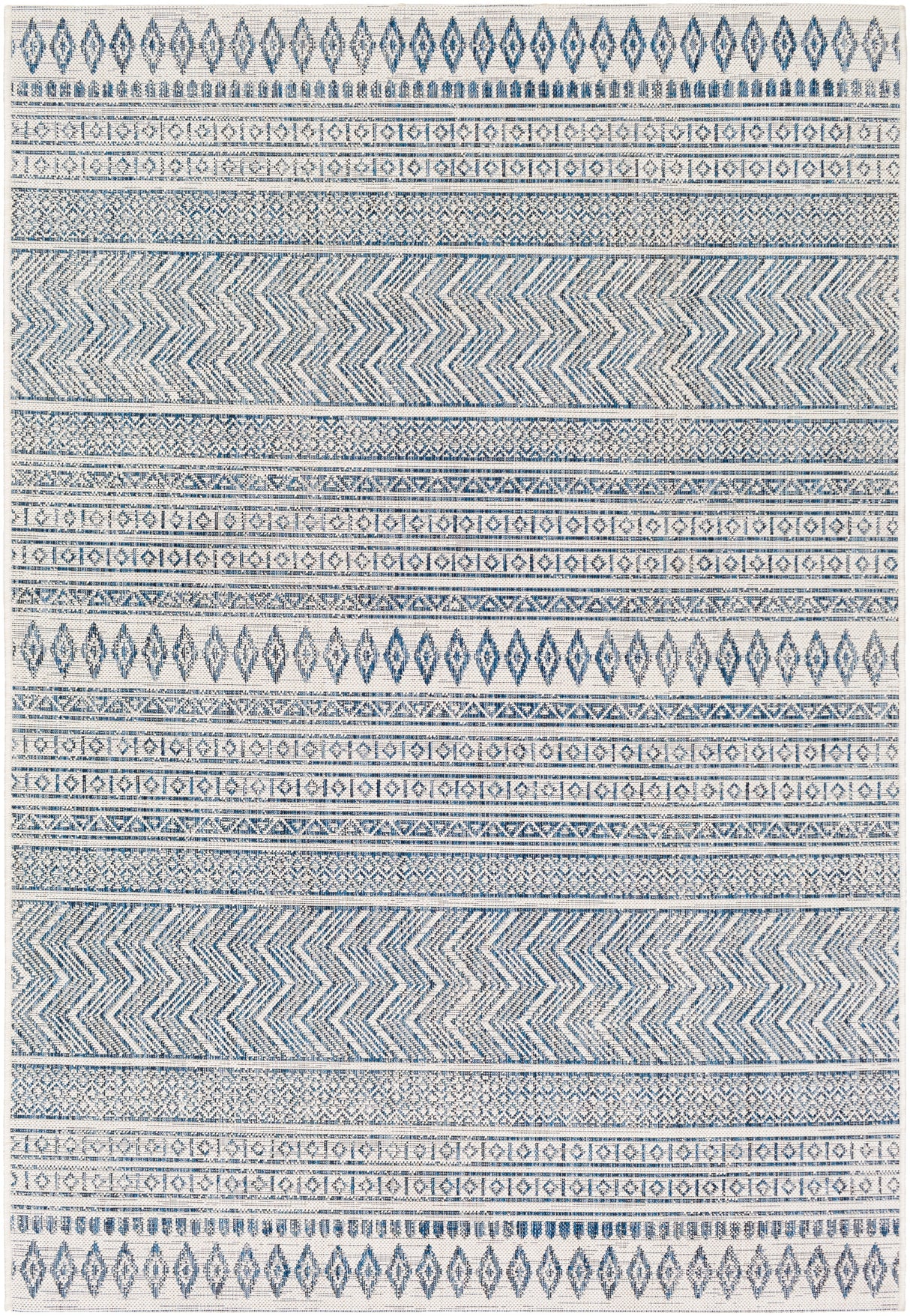 Surya Eagean Eag-2344 Denim, Navy, White Rugs.