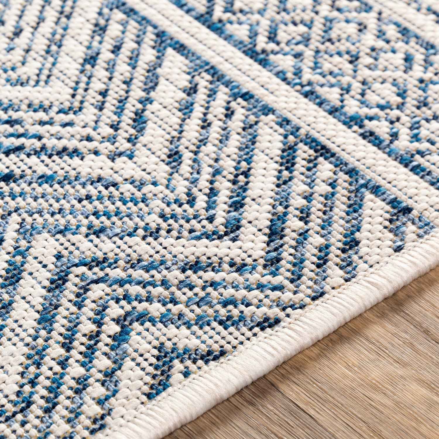 Surya Eagean Eag-2344 Denim, Navy, White Rugs.