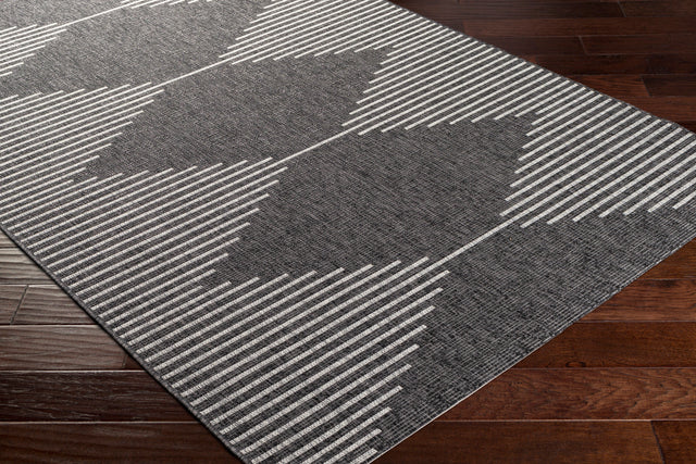Surya Eagean Eag-2348 Charcoal, Cream, Light Gray Rugs.