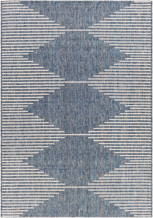 Surya Eagean Eag-2350 Bright Blue, Navy, Pale Blue, White Rugs.