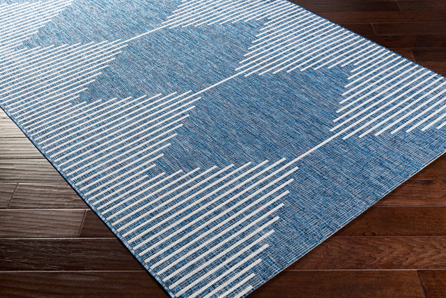 Surya Eagean Eag-2350 Bright Blue, Navy, Pale Blue, White Rugs.