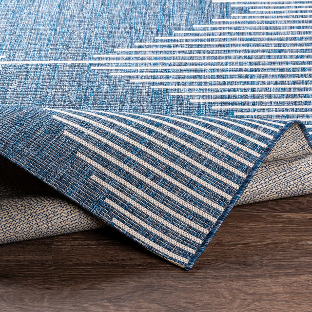 Surya Eagean Eag-2350 Bright Blue, Navy, Pale Blue, White Rugs.