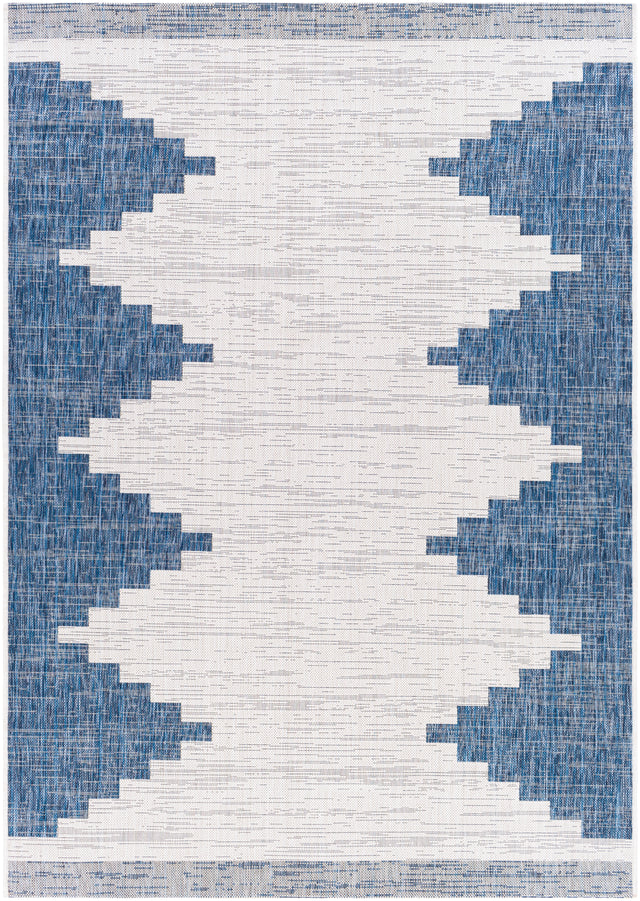 Surya Eagean Eag-2355 Bright Blue, White, Navy, Pale Blue Rugs.