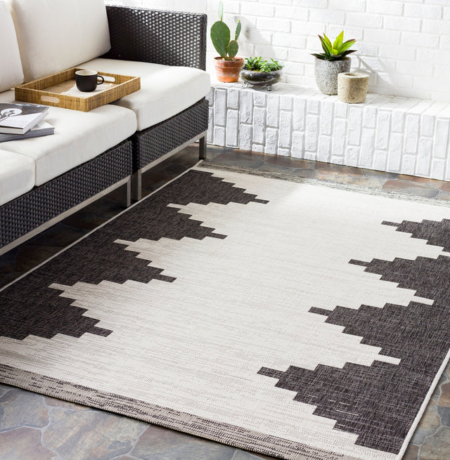 Surya Eagean Eag-2356 Black, White, Medium Gray Rugs.