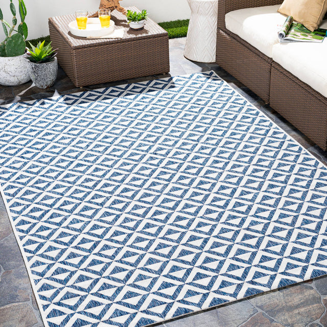 Surya Eagean Eag-2372 Dark Blue, Denim, Cream Rugs.