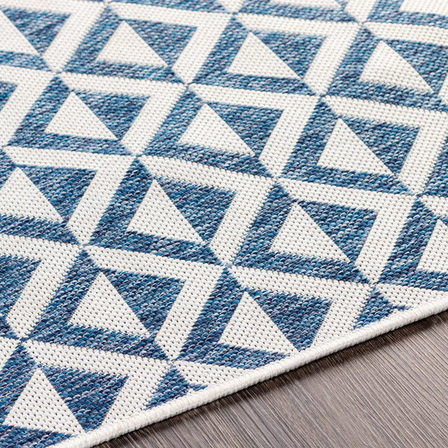 Surya Eagean Eag-2372 Dark Blue, Denim, Cream Rugs.