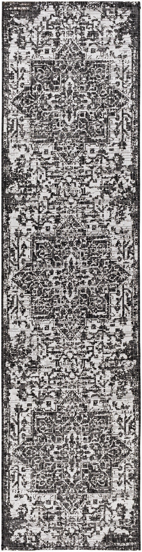 Surya Eagean Eag-2379 Black, Charcoal, Light Beige Rugs.