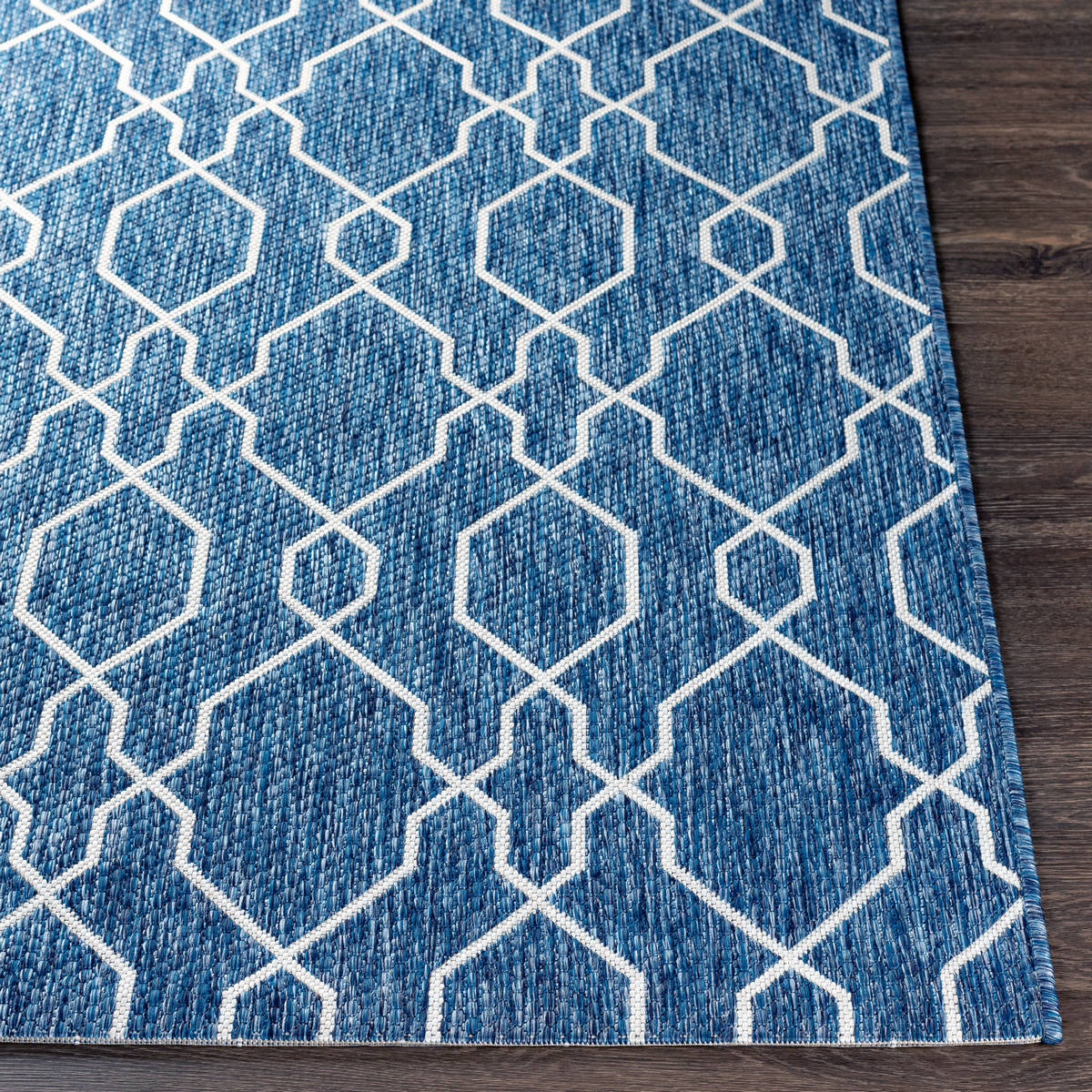 Surya Eagean Eag-2381 Dark Blue, Denim, Cream Rugs.