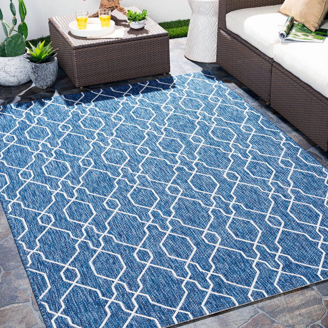 Surya Eagean Eag-2381 Dark Blue, Denim, Cream Rugs.
