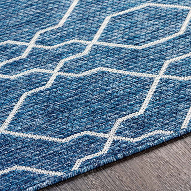 Surya Eagean Eag-2381 Dark Blue, Denim, Cream Rugs.