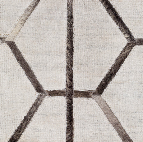 Surya Eloquent Elq-2303 Ivory, Light Gray, Black, Medium Gray Rugs.
