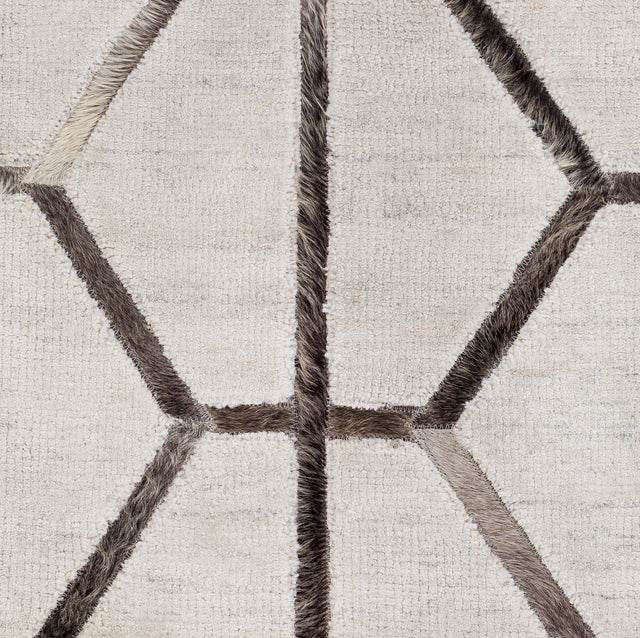 Surya Eloquent Elq-2303 Ivory, Light Gray, Black, Medium Gray Rugs.