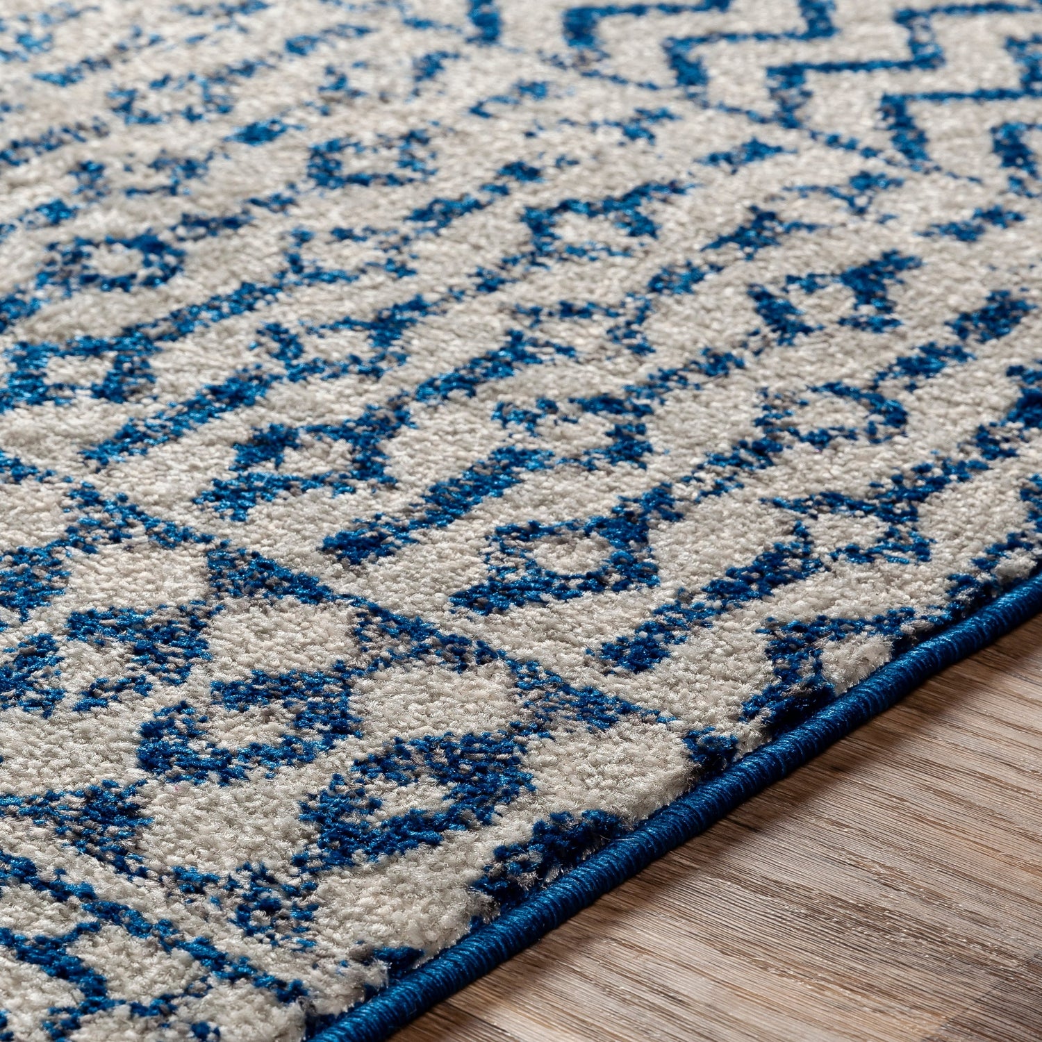 Surya Elaziz Elz-2345 Blue, Gray Rug.