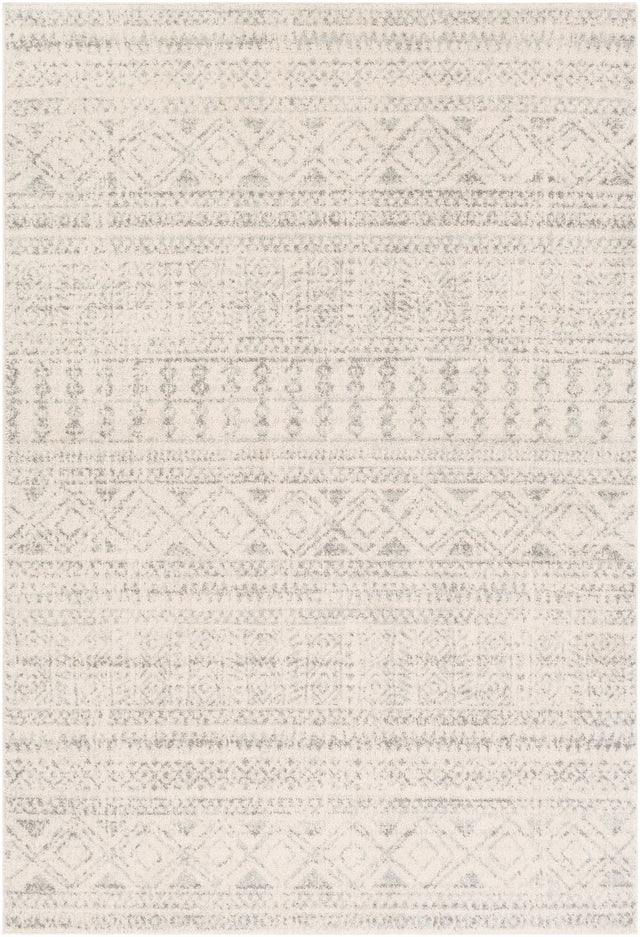 Surya Elaziz Elz-2354 Medium Gray, Light Gray, White Rugs.