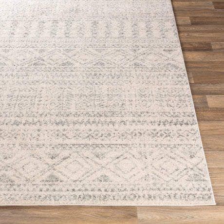 Surya Elaziz Elz-2354 Medium Gray, Light Gray, White Rugs.