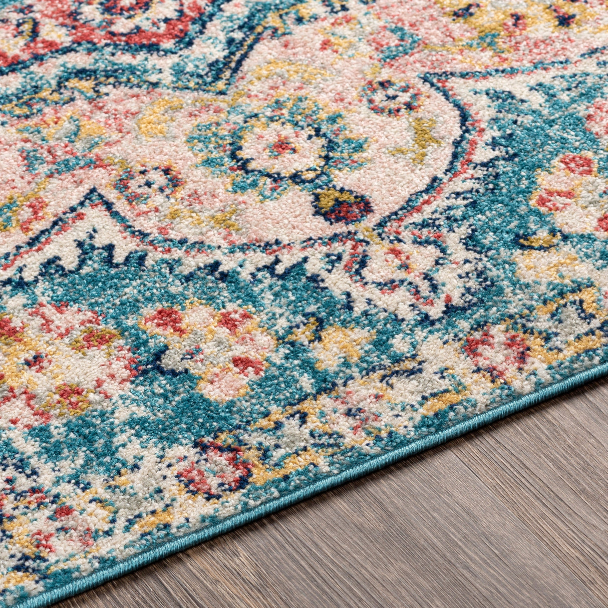 Surya Elaziz Elz-2360 Navy, Sky Blue Rug.