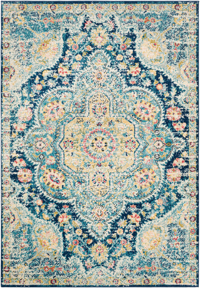 Surya Elaziz Elz-2361 Navy, Sky Blue Rug.