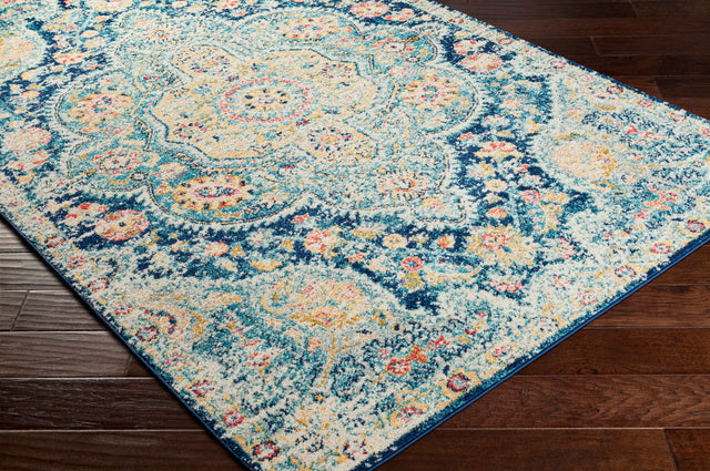 Surya Elaziz Elz-2361 Navy, Sky Blue Rug.