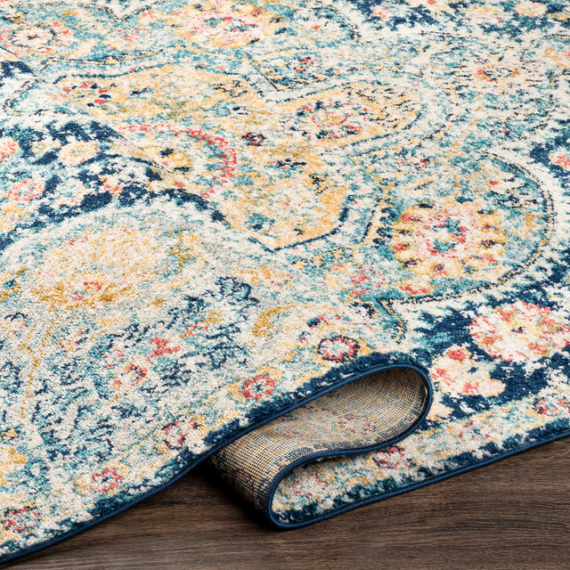 Surya Elaziz Elz-2361 Navy, Sky Blue Rug.