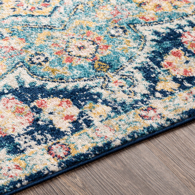 Surya Elaziz Elz-2361 Navy, Sky Blue Rug.