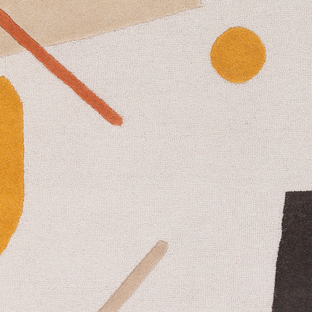 Surya Emma Emm-2300 Burnt Orange, Mustard, Khaki, Black Rugs.