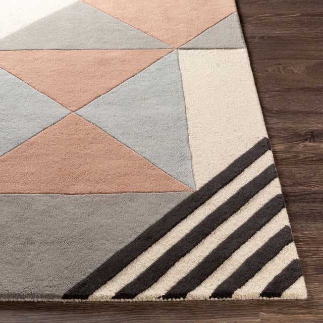 Surya Emma Emm-2302 Cream, Light Gray, Mustard, Camel Rugs.