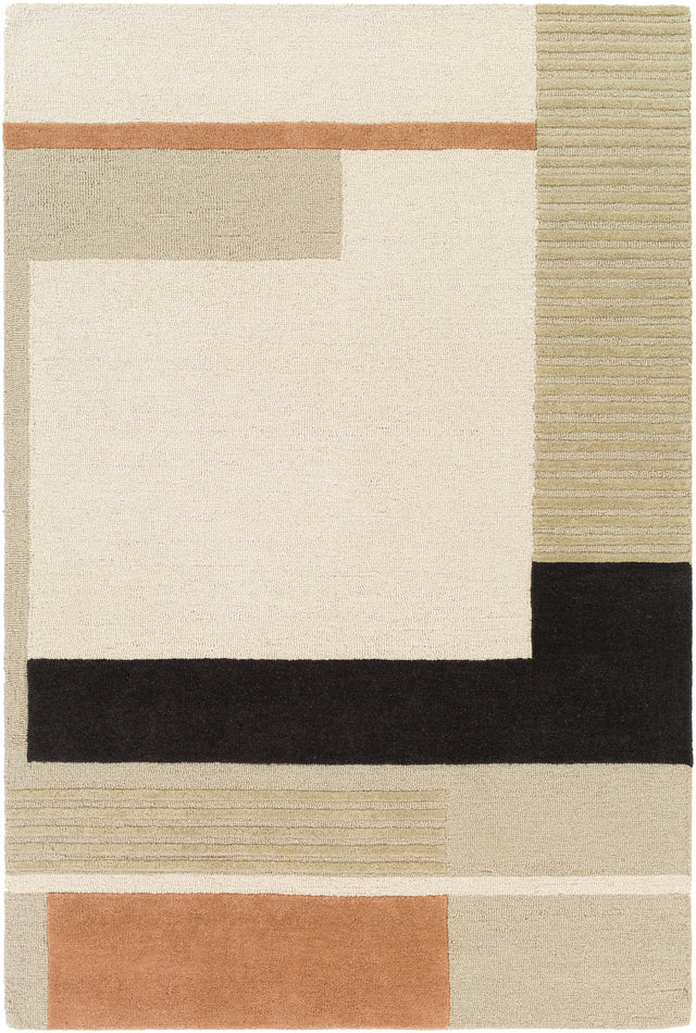Surya Emma Emm-2303 Khaki, Charcoal, Camel Rugs.