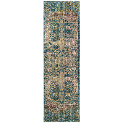 Oriental Weavers Sphinx Empire 4449H Gold / Blue Rugs