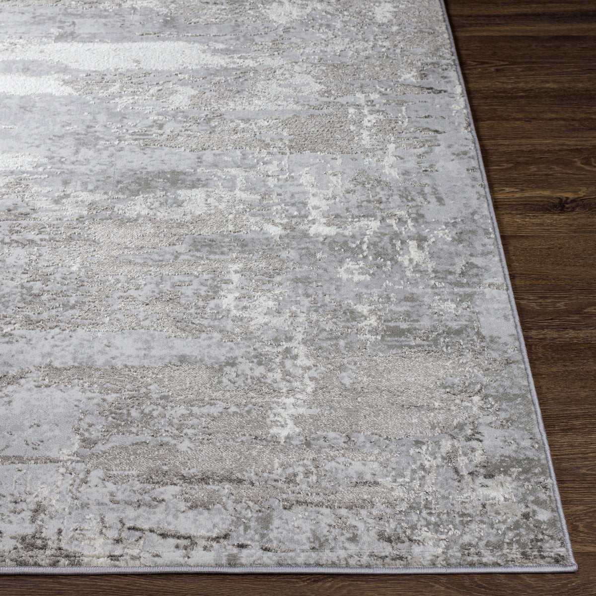 Surya Enfield Enf-2312 Charcoal, Medium Gray, Light Gray, Cream Rugs.
