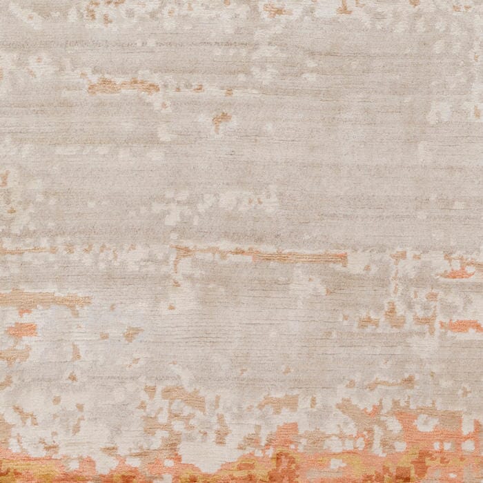 Surya Ephemeral Eph-1001 Burnt Orange, Peach, Wheat Rugs.