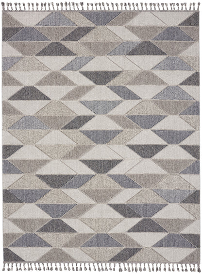 Nourison Paxton Pax01 Grey/Charcoal Area Rug