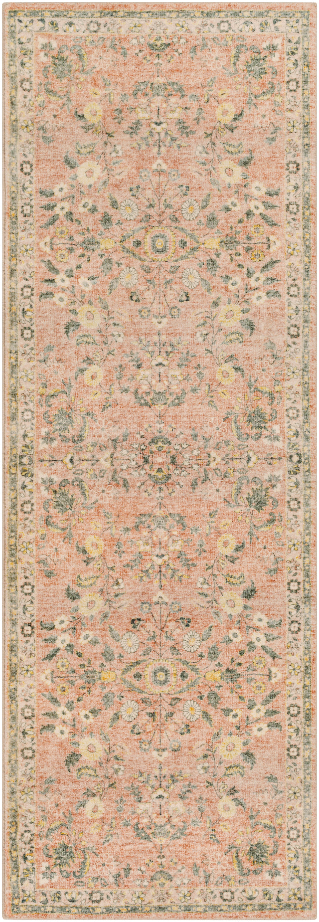 Surya Erin Ern-2308 Cream, Pale Pink, Butter, Sage Rugs.