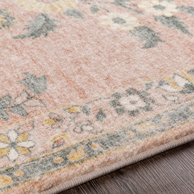 Surya Erin Ern-2308 Cream, Pale Pink, Butter, Sage Rugs.