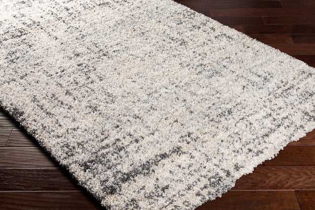 Surya Eskimo Shag Esg-2300 Charcoal, Beige, Light Gray, Cream Rugs.