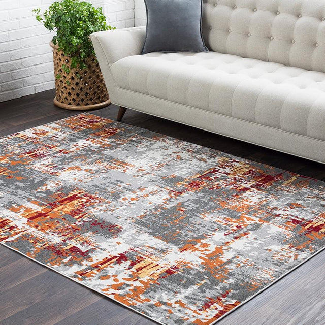 Surya Rafetus Ets-2305 Burnt Orange, Dark Red, Butter Rugs.