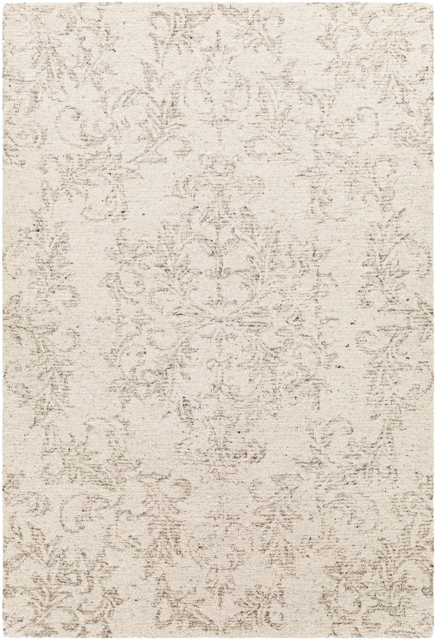 Surya Evolution Evl-2301 Medium Gray, Charcoal, Beige, Cream Rugs.