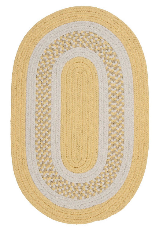 Colonial Mills Flowers Bay Fb31 Yellow / Yellow Area Rug