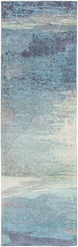 Surya Felicity Fct-8000 Sky Blue, Aqua, Navy, Medium Gray Rugs.