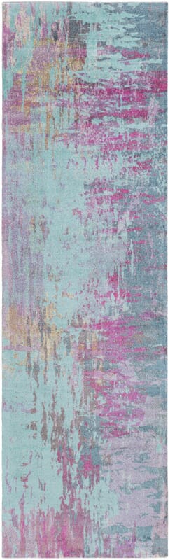 Surya Felicity Fct-8003 Bright Purple, Teal, Bright Pink Rugs.
