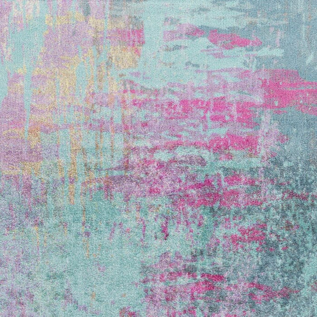 Surya Felicity Fct-8003 Bright Purple, Teal, Bright Pink Rugs.
