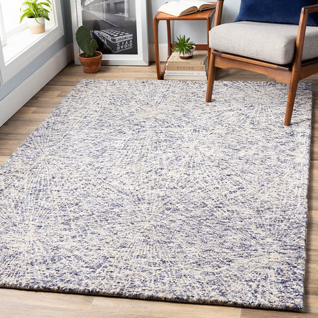 Surya Falcon Flc-8008 Navy, Khaki, Cream Rugs.
