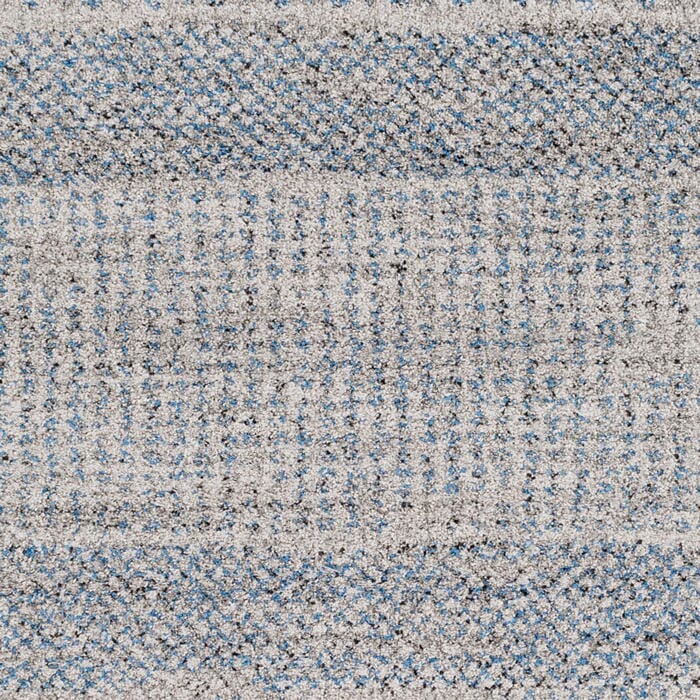 Surya Fowler Fow-1006 Medium Gray, Bright Blue, Black Rugs.