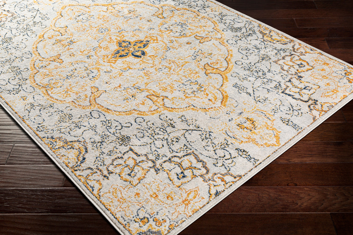 Surya Floransa Fsa-2325 Beige, Silver Gray, Medium Gray, Navy Rugs.